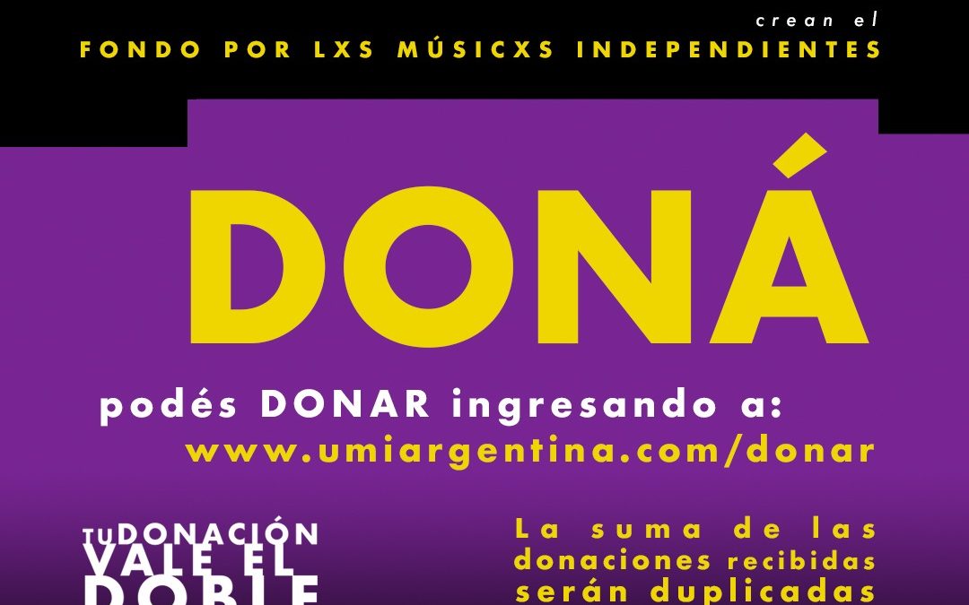 Fondo por los músicxs independientes