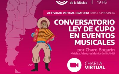 CONVERSATORIO LEY DE CUPO. Charla virtual