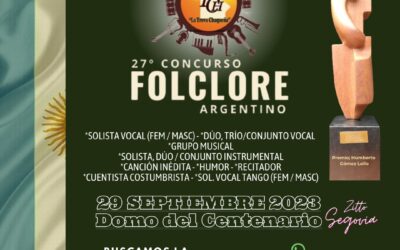 27 Concurso de Folclore Argentino – Revelación Chaco 2023
