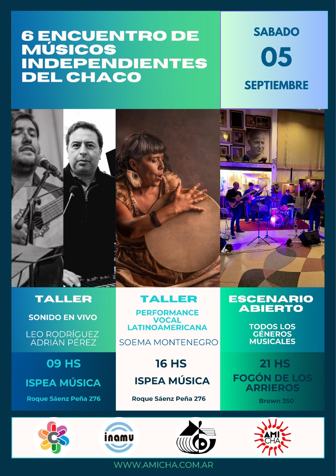 flyer posteo 6 Encuentro AMICHA